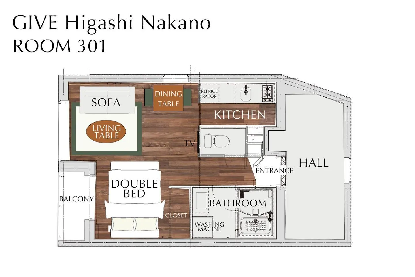 Give Higashi Nakano Tokyo